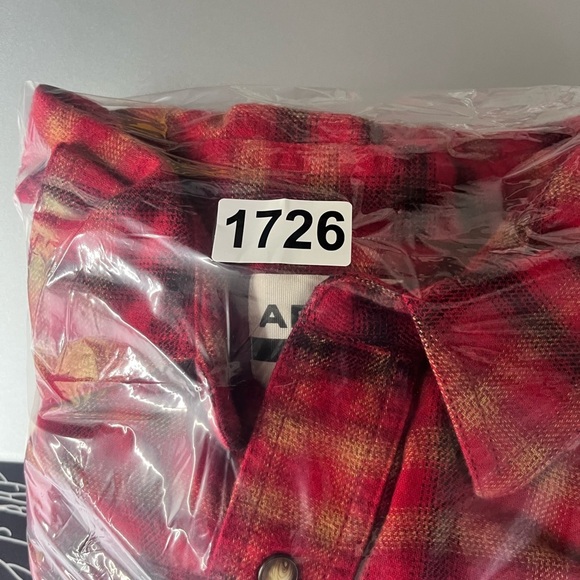 Ariat Heber Retro Fit Pearl Snap Button Shirt Mens XXL Plaid Farm Ranch 1726 - Picture 7 of 7